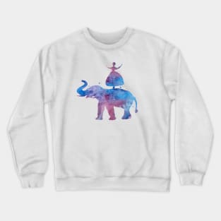 Elephant and ballerina Crewneck Sweatshirt